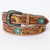 American Darling Hand Tooled Sunflower Leather Belt