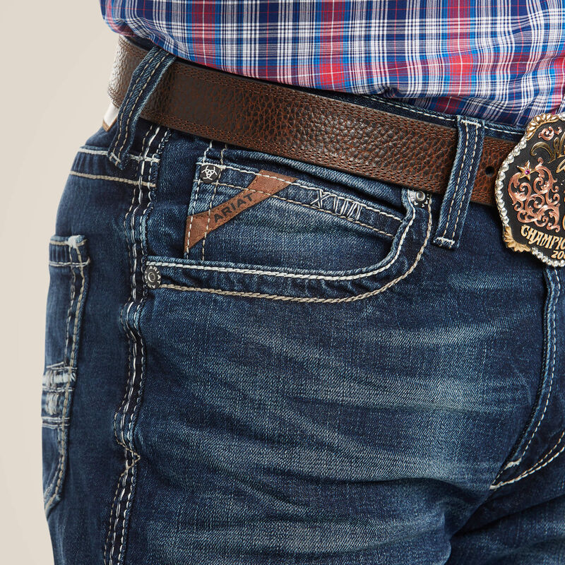 Mens Ariat M4 Low Rise Stretch Adkins Boot Cut Jean