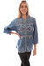 Scully Embroidered tencel blouse
