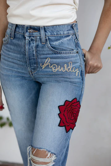 ULTRA HIGH RISE RODEO QUINCY TOMBOY STRAIGHT PANT