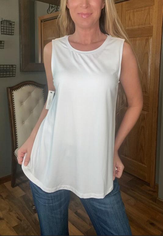 Liverpool Sleeveless Scoop Neck Tank Top