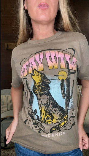 The Stay Wild Coyote T-Shirt