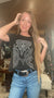 Cowboy Boots Toe Stitched Graphic Top
