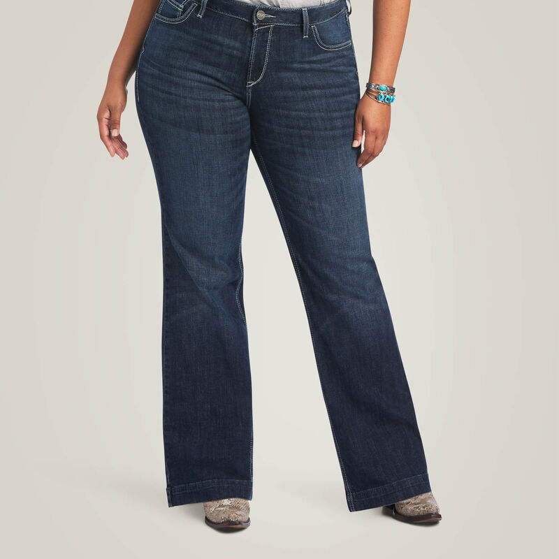 Ariat Trouser Perfect Rise Aisha Wide Leg Jean Plus