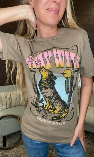 The Stay Wild Coyote T-Shirt