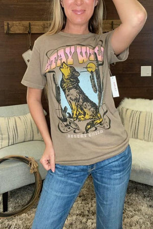 The Stay Wild Coyote T-Shirt