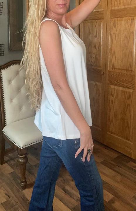 Liverpool Sleeveless Scoop Neck Tank Top