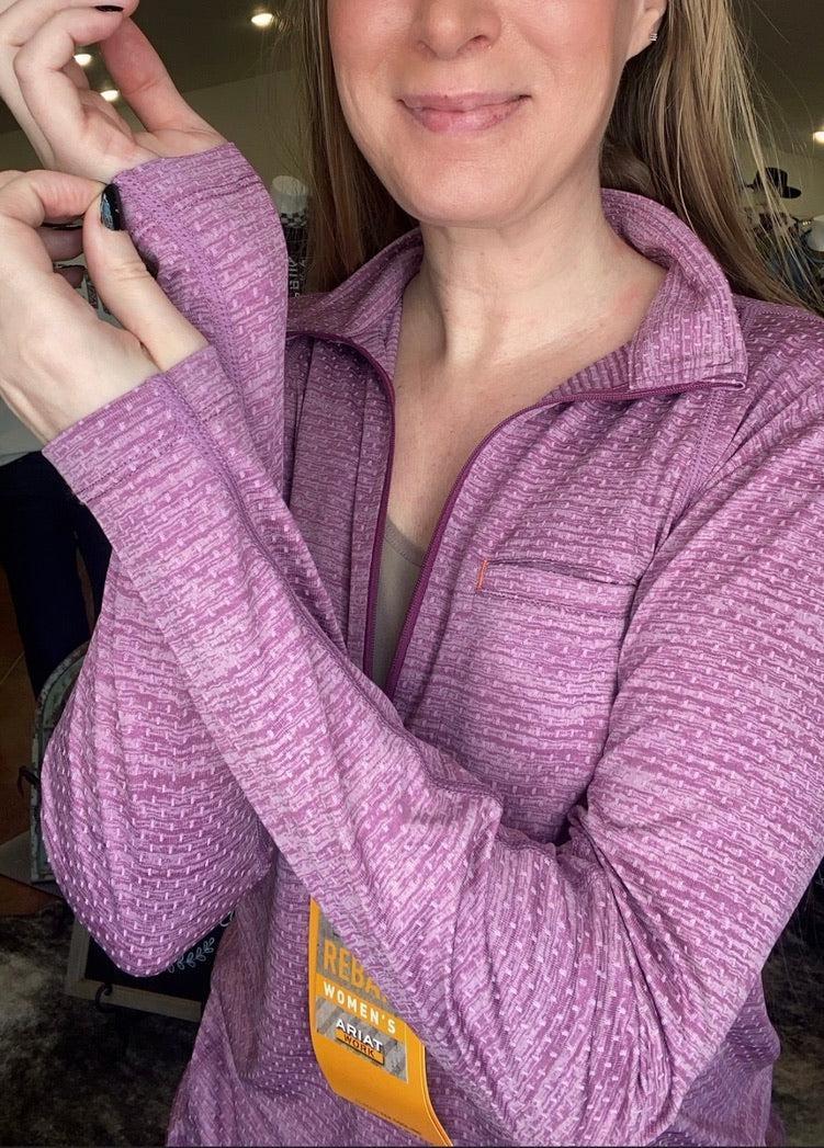 Rebar Evolution 1/2 Zip Top