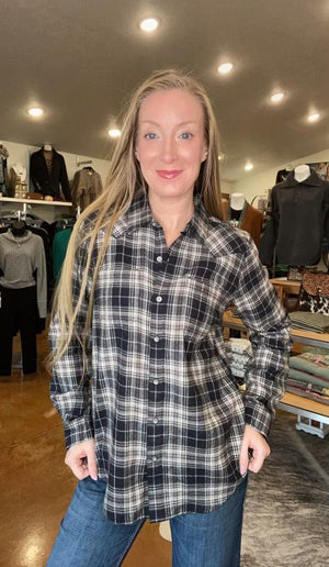 Billie Jean Shirt-Cheyenne Plaid