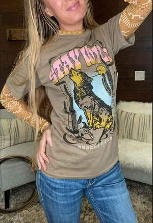 The Stay Wild Coyote T-Shirt