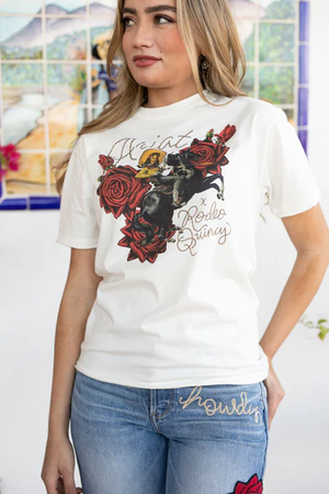 Womens Happy Trails Rodeo Quincy Tee