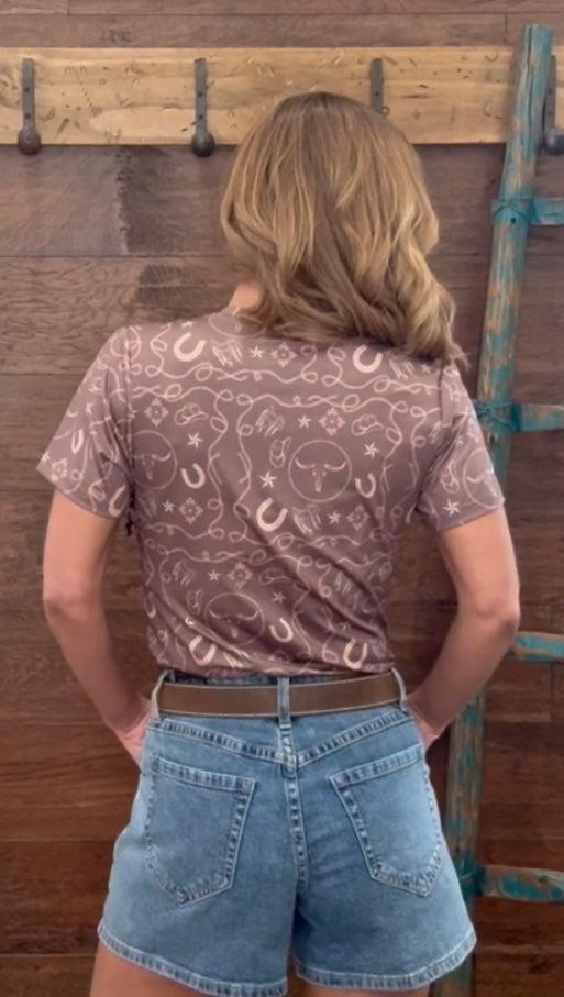 Rope Print Tee