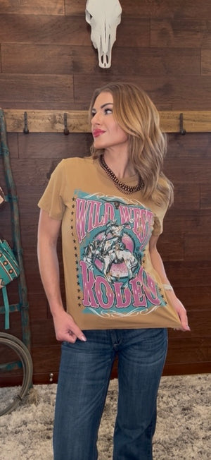 Wild west rodeo tee