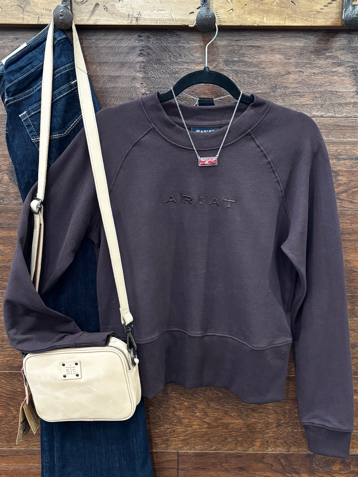 Ariat Martine Chocolate Plum Sweatshirt