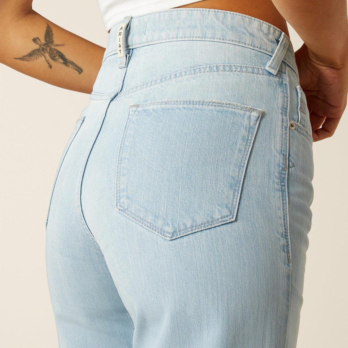 Ultra High Rise Tomboy Wide Leg Jeans