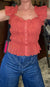 Ruched Peplum Top