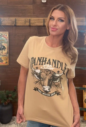 PANHANDLE SLIM® STEER HEAD SHORT SLEEVE T-SHIRT