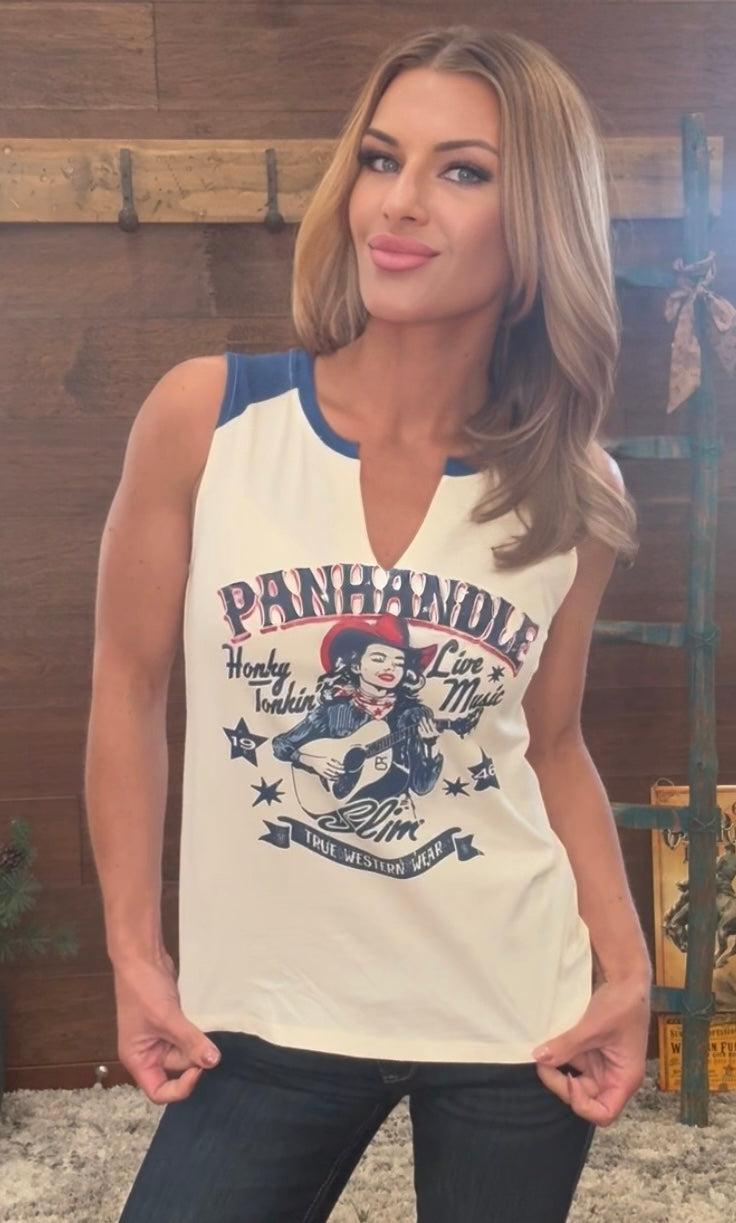 Panhandle Slim Honky-Tonk Sleeveless Tee