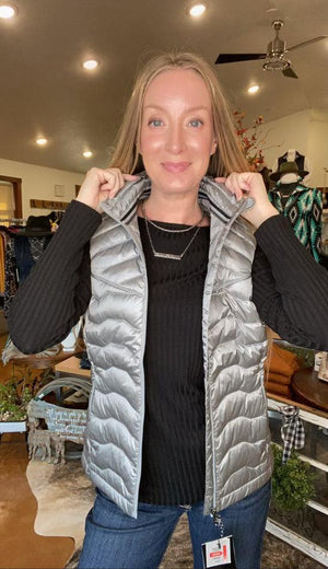 Women's Ideal Down Vest-Ultimate Grey