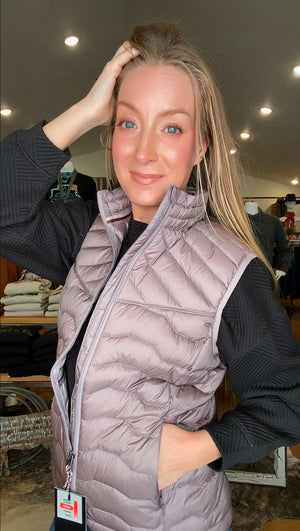 Women's Ideal Down Vest-Purple Dove