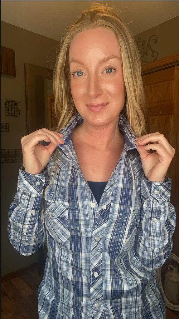 Gabby Long Sleeve Snap Shirt