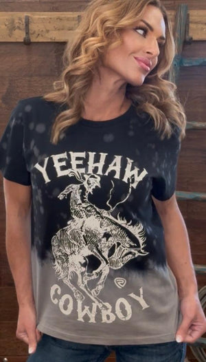 Yeehaw cowboy graphic tee