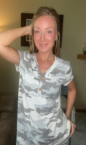 The Charlee Camo Top