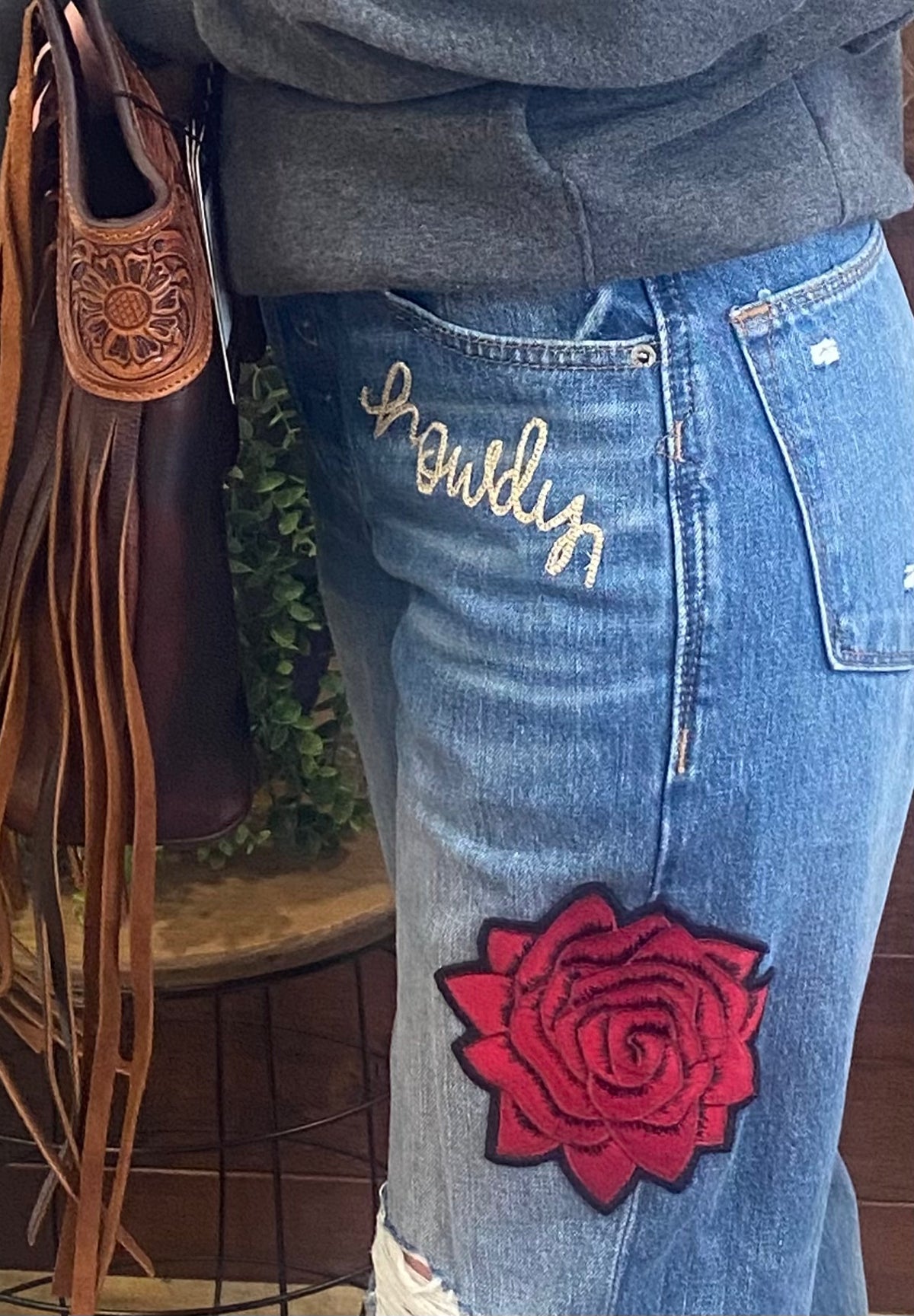 ULTRA HIGH RISE RODEO QUINCY TOMBOY STRAIGHT PANT