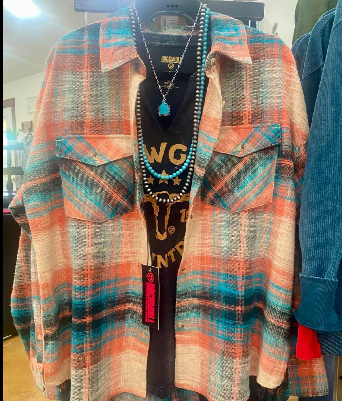 Oversized Flannel Shirt