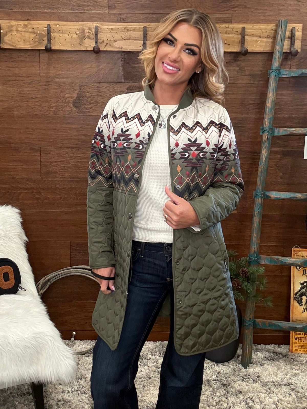 Sheridan Quilted Border Jacket