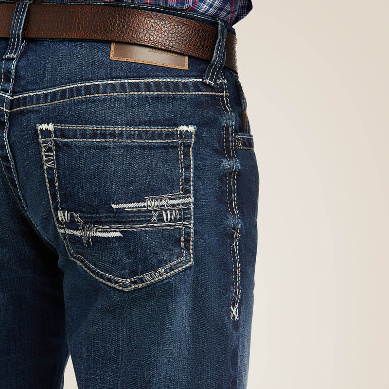 Mens Ariat M4 Low Rise Stretch Adkins Boot Cut Jean