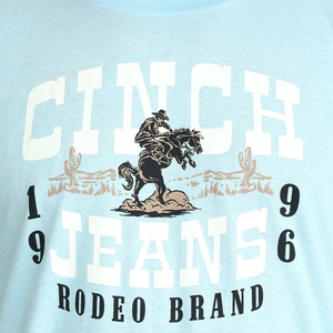 Cinch Men's Blue 1996 Rodeo Logo Tee Shirt