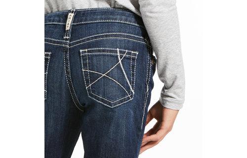 Ariat Girl's Trouser Mid Rise Stretch Ella Wide Leg Jean