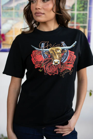 The Steer Rodeo Quincy Graphic TShirt