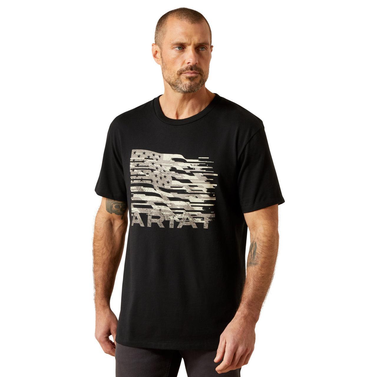 Mens Ariat Freedom Flag T-Shirt