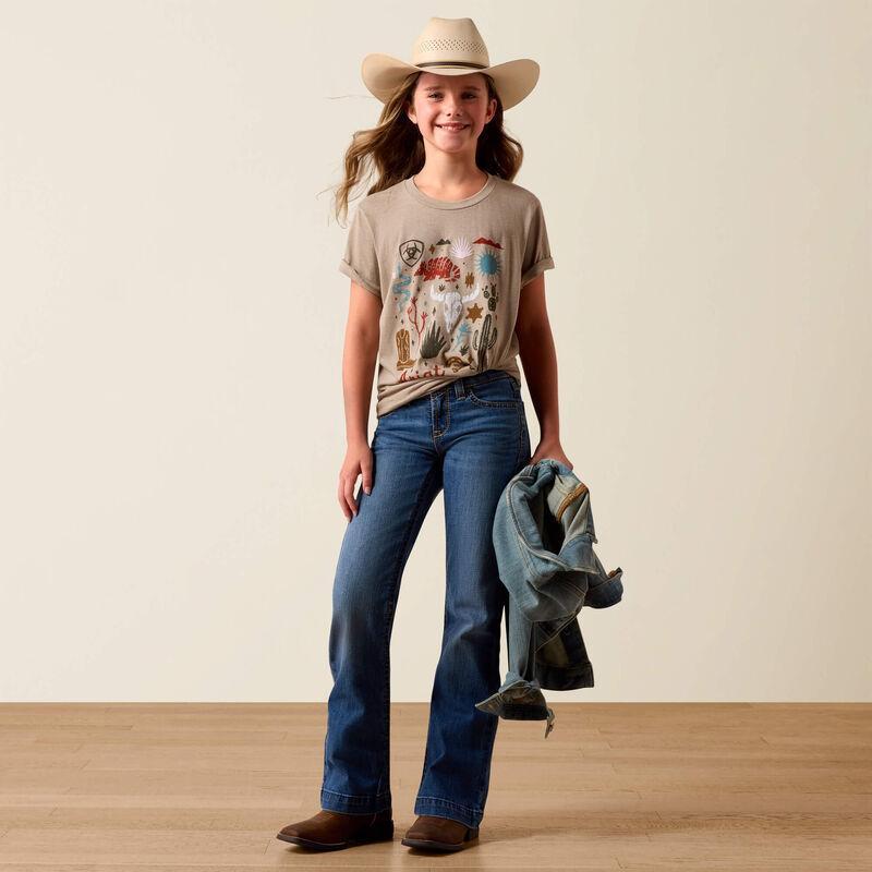 Ariat Girls Western Collage T-Shirt