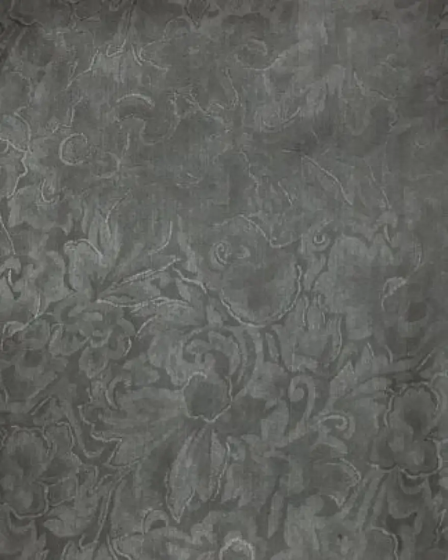 100% Silk Skinny Jacquard Scarf