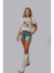 Roped Embroidery T Shirt