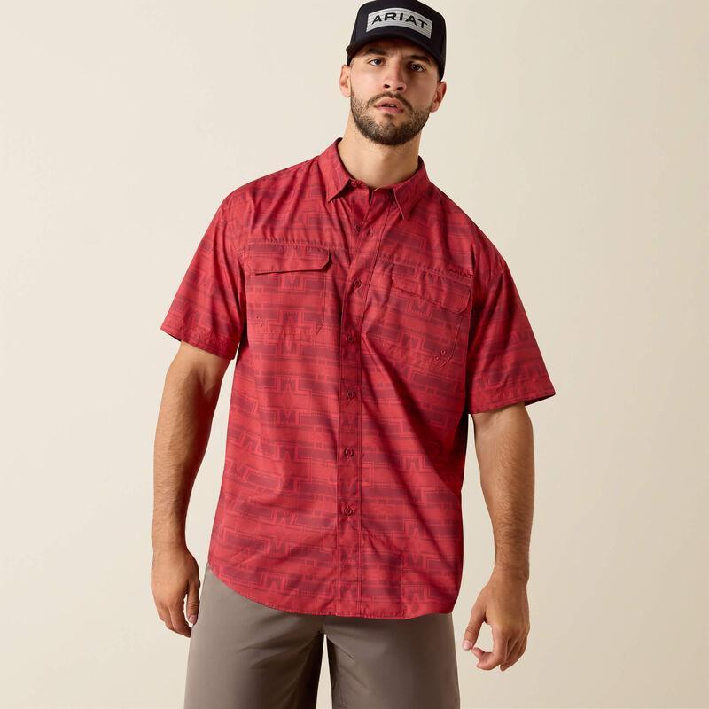 Mens Ariat Printed VentTEK Outbound Classic Fit Shirt