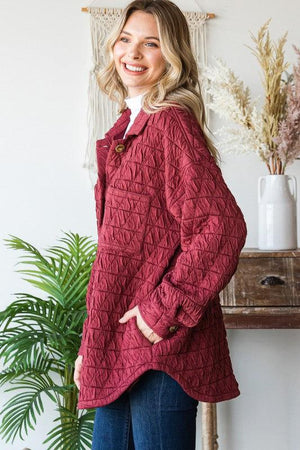 Quilted Oversized Shacket