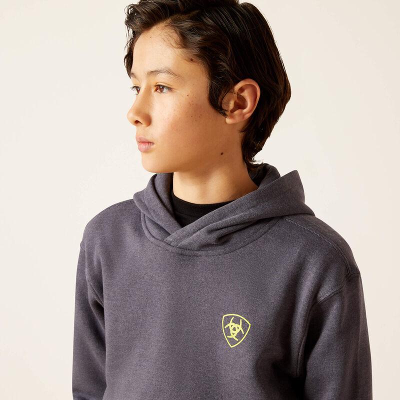 Ariat Boys Gradient Badge Hoodie