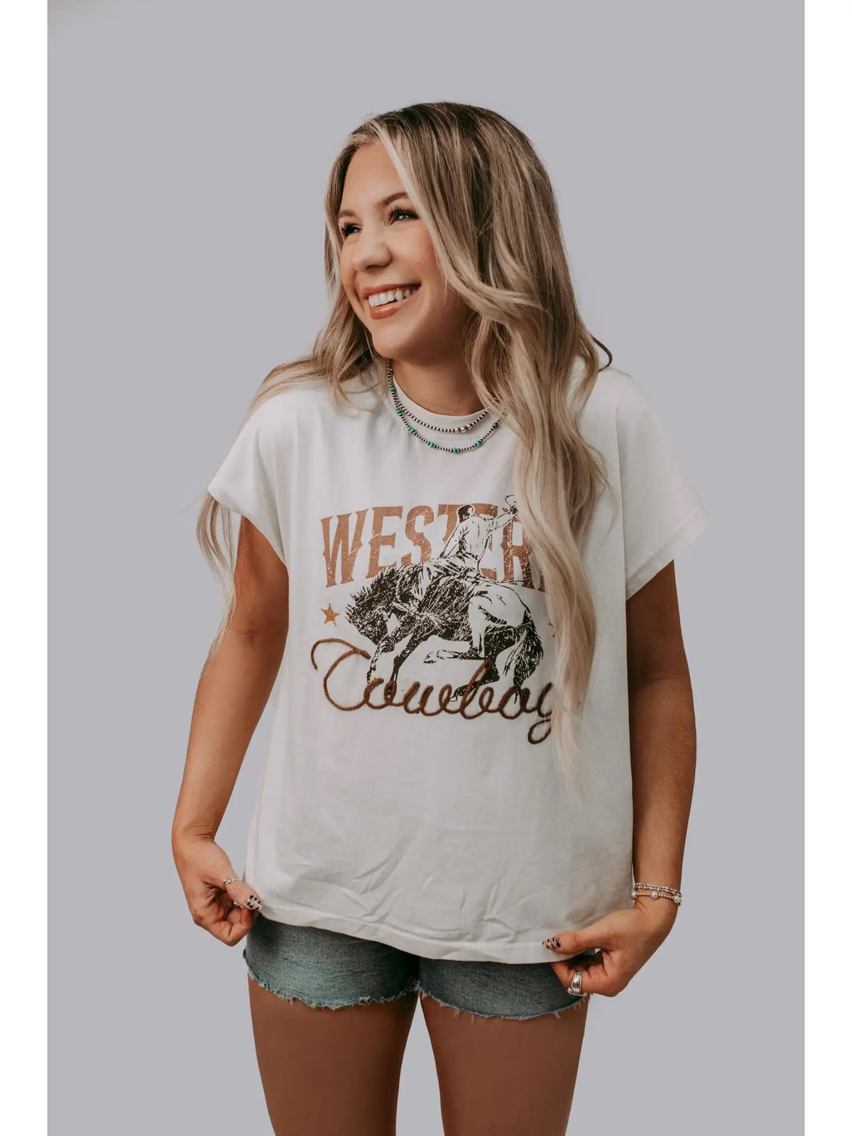 Roped Embroidery T Shirt