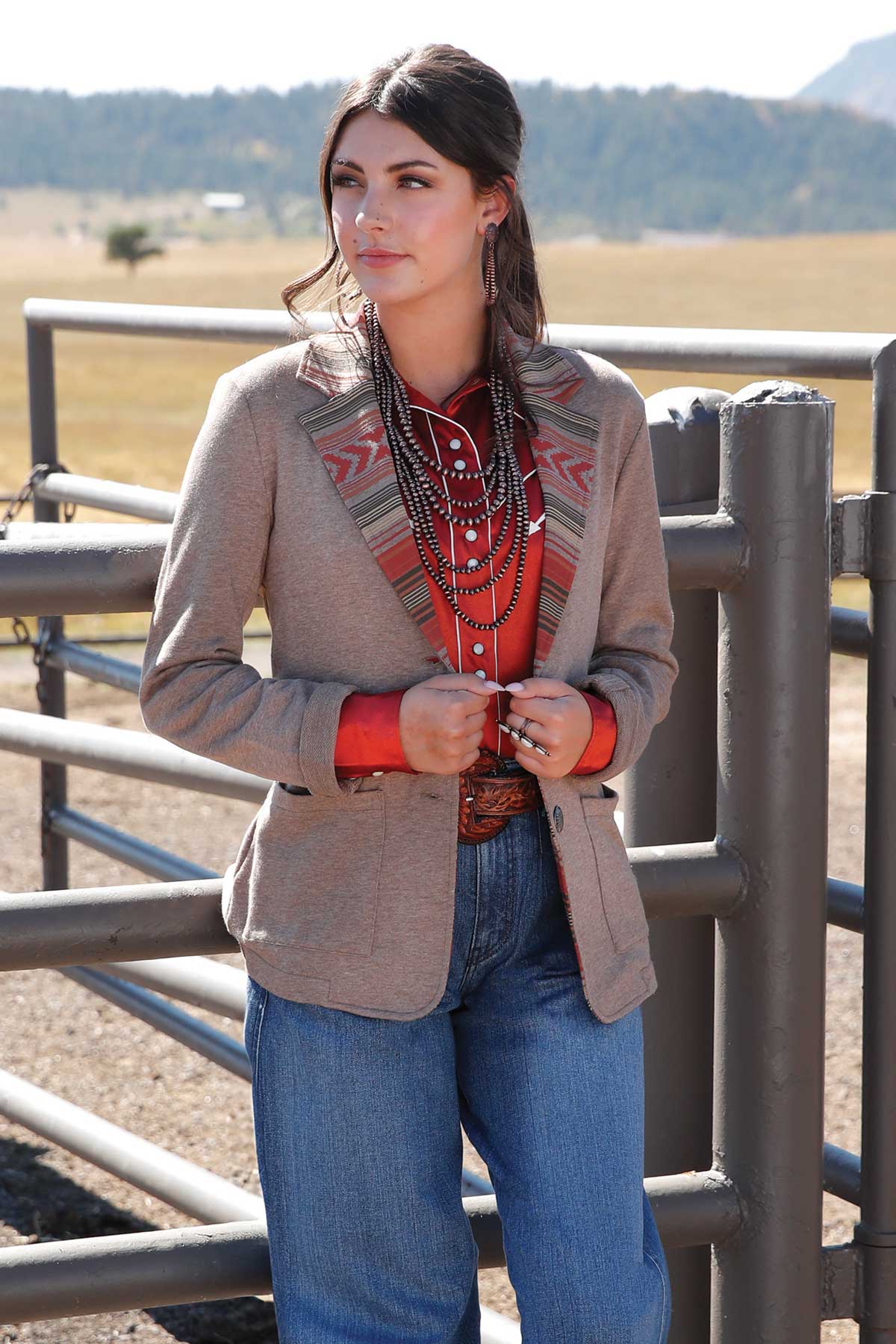 Womens Cinch Blazer