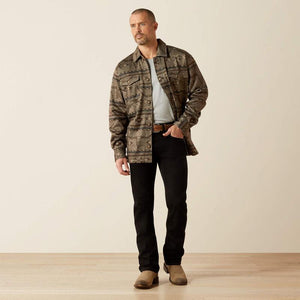 Mens Ariat Caldwell Printed Shirt Jacket