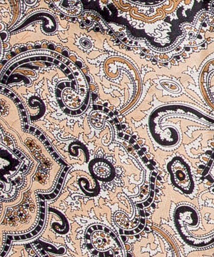 100% Silk Skinny Paisley Scarf