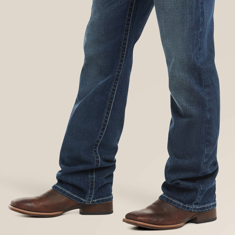 Mens Ariat M4 Low Rise Stretch Adkins Boot Cut Jean