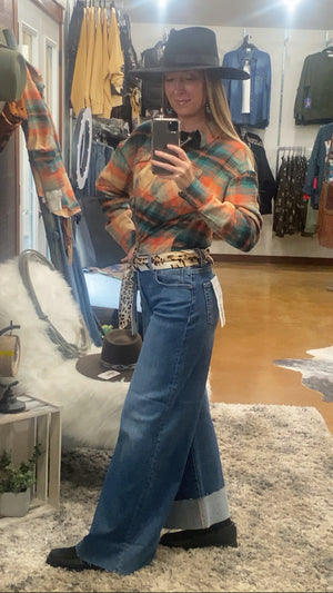 Oversized Flannel Shirt