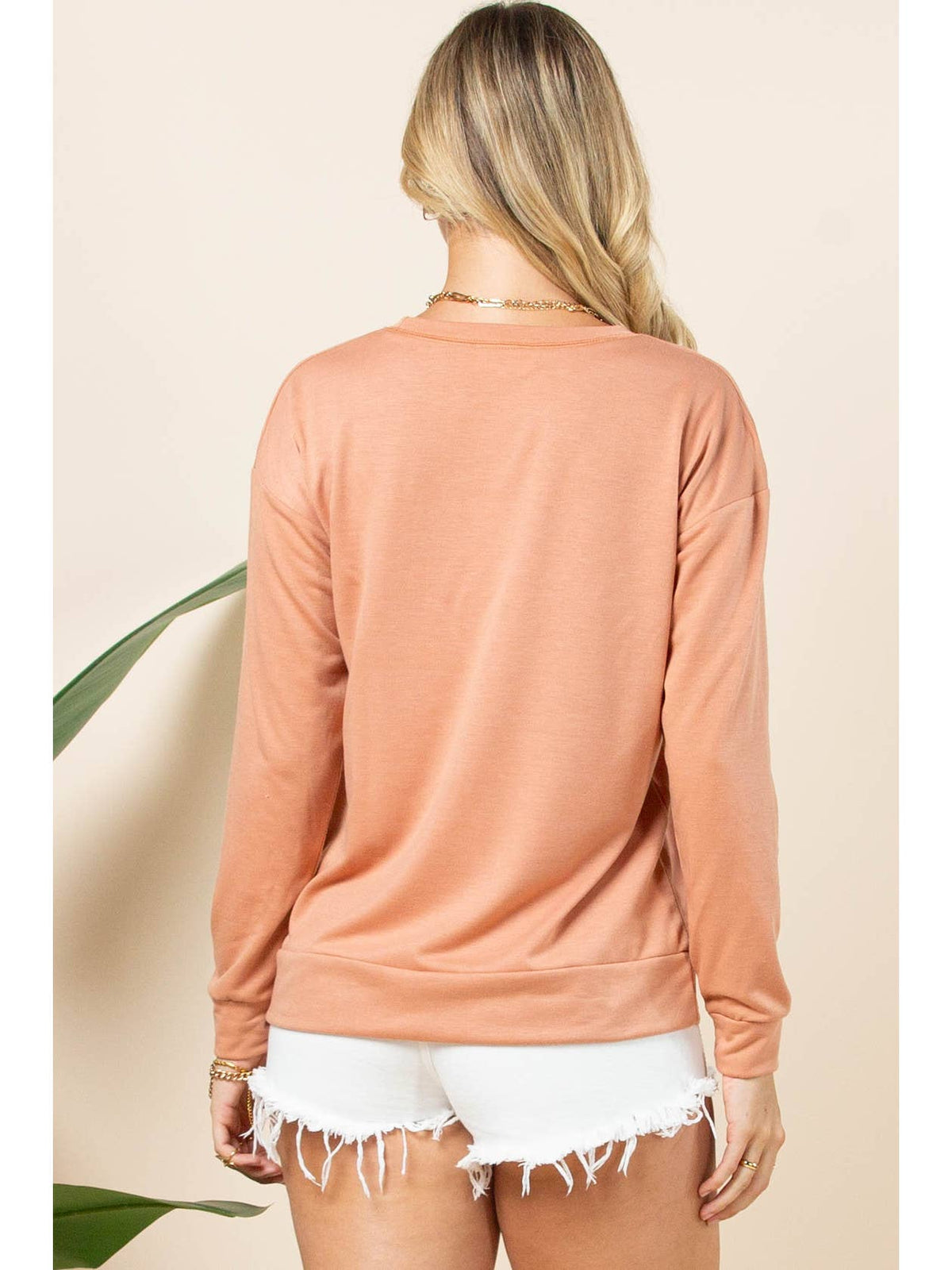 Western Cactus Graphic Sweatshirt