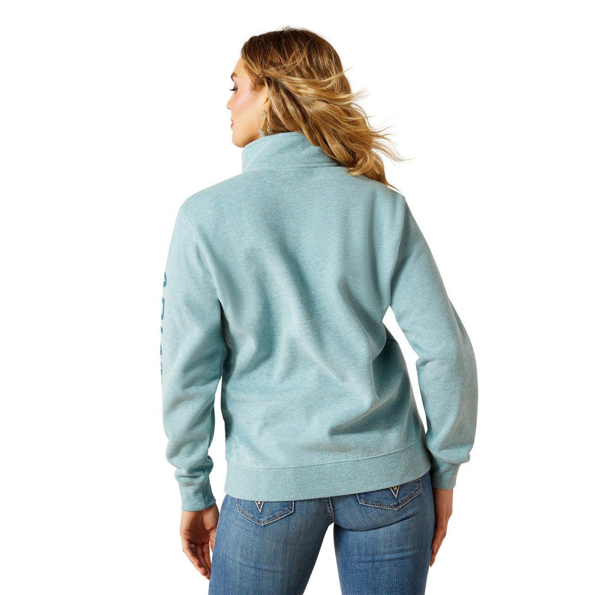 WOMENS Ariat Logo 1/2 Zip Sweatshirt