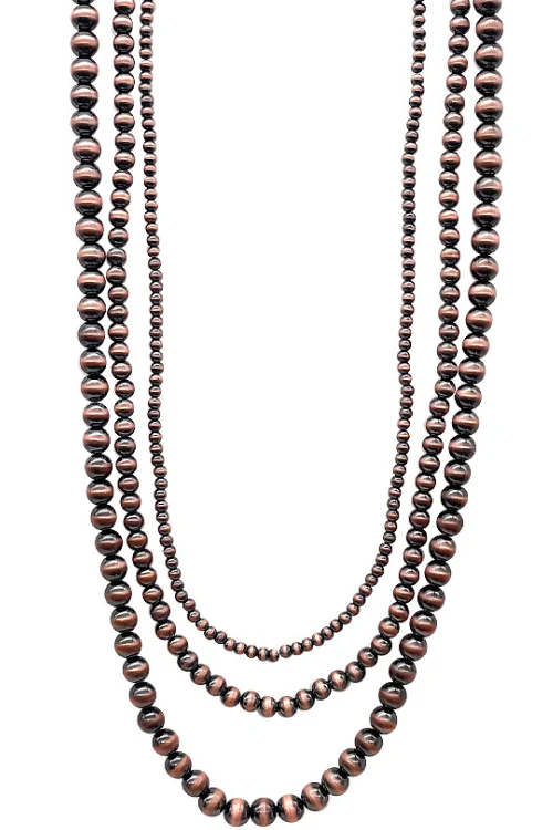 WESTERN MULTI STAND NAVAJO PEARL NECKLACE